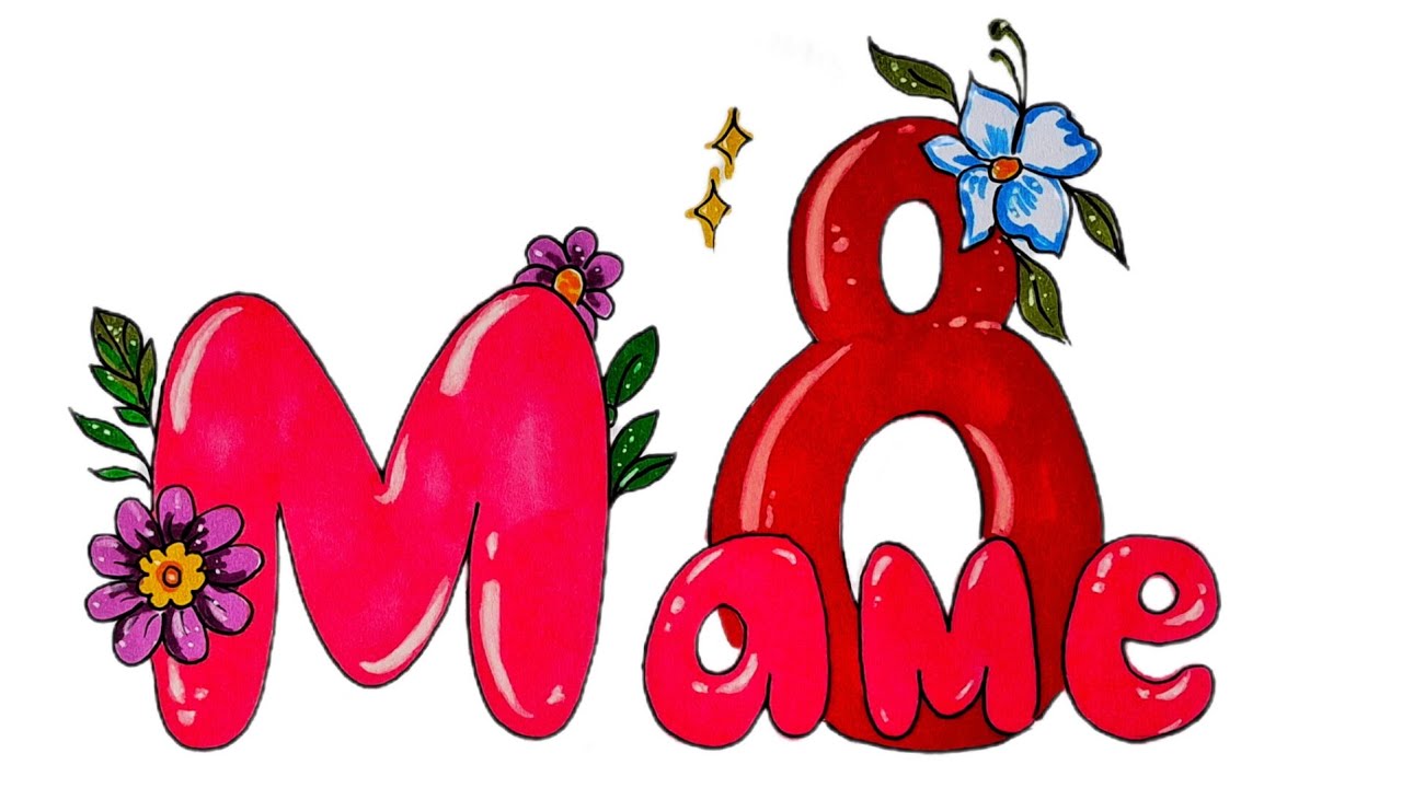 Что ПОДАРИТЬ МАМЕ на 8 МАРТА🌸? Рисуем красивую ОТКРЫТКУ для МАМЫ поэтапно!