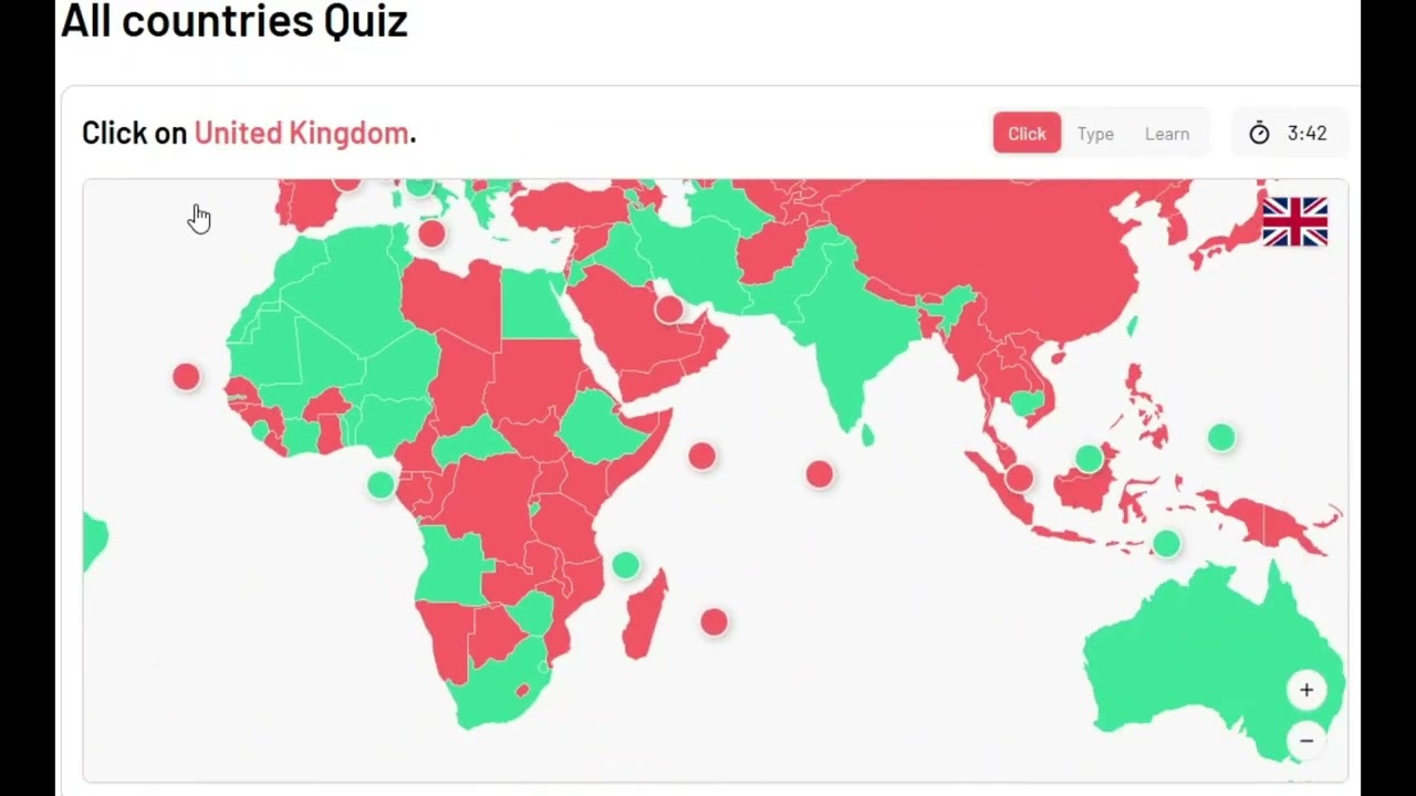 Beat My Score #2! All Countries Quiz #map #countryquiz #geography