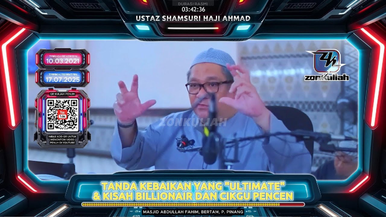 TAZKIRAH : Kisah Kebun Kurma Abu Talhah & Billionair Sulaiman Alrajhi - Ustaz Shamsuri Ahmad