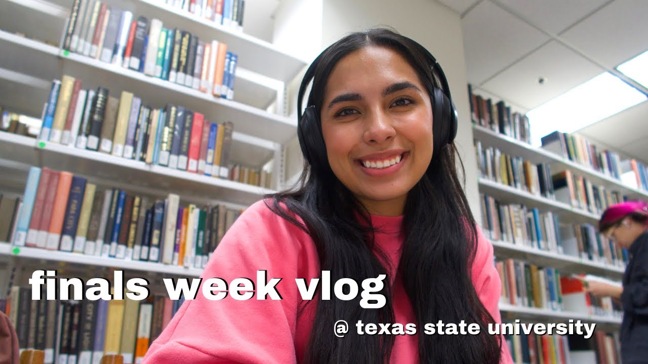 finals week vlog at texas state uni. | fall 2022