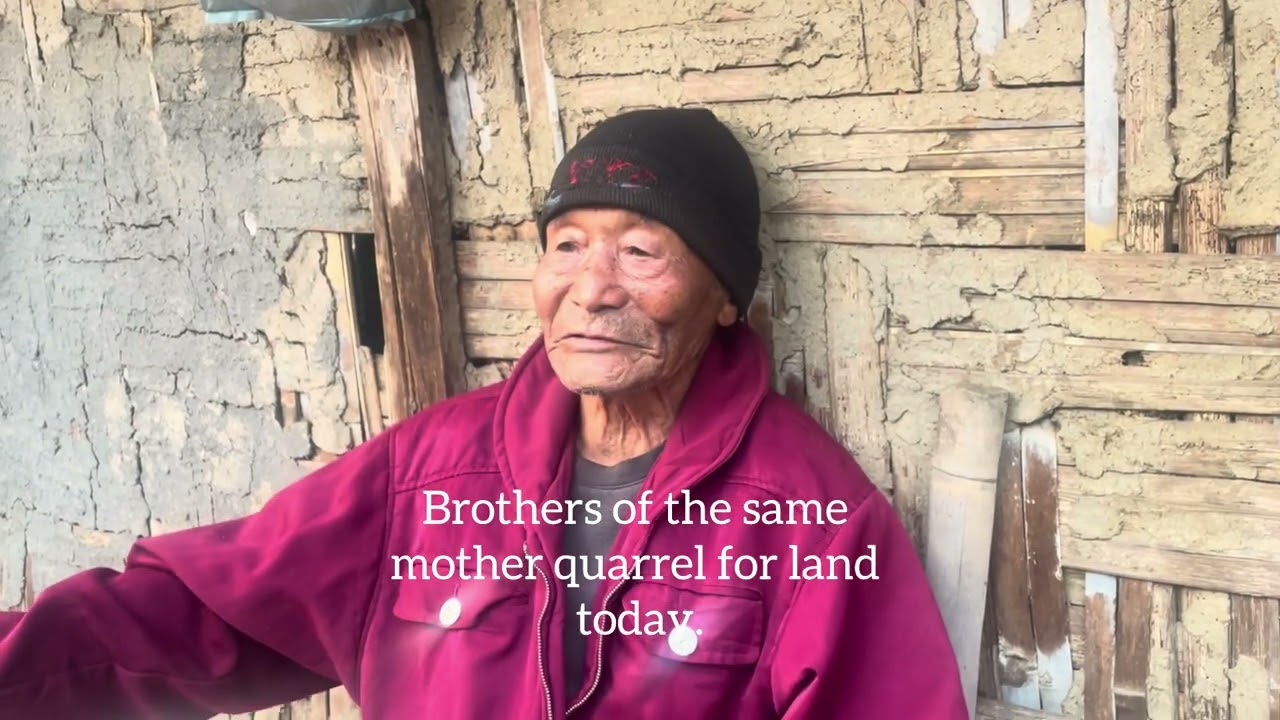 Respect old age; It's your future@ 99 years old Hepuni Elowo, Kaibi. Mao Manipur, India