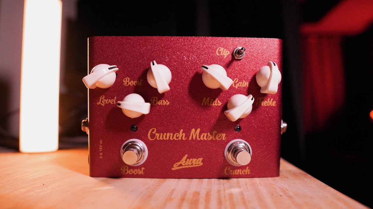 Drive MASTERIZADO + Booster Independente = Crunch Master da AURA Amps | Tone Hacks #66
