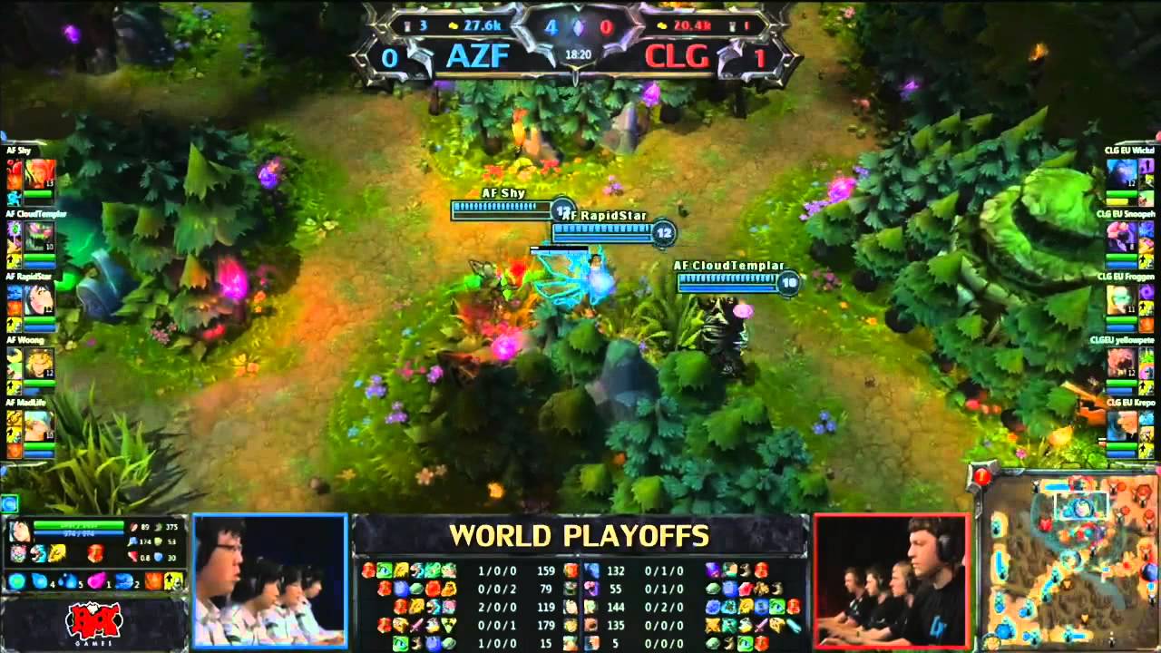 LoL World Championship CLGEU vs Azubu Frost (Game 2)