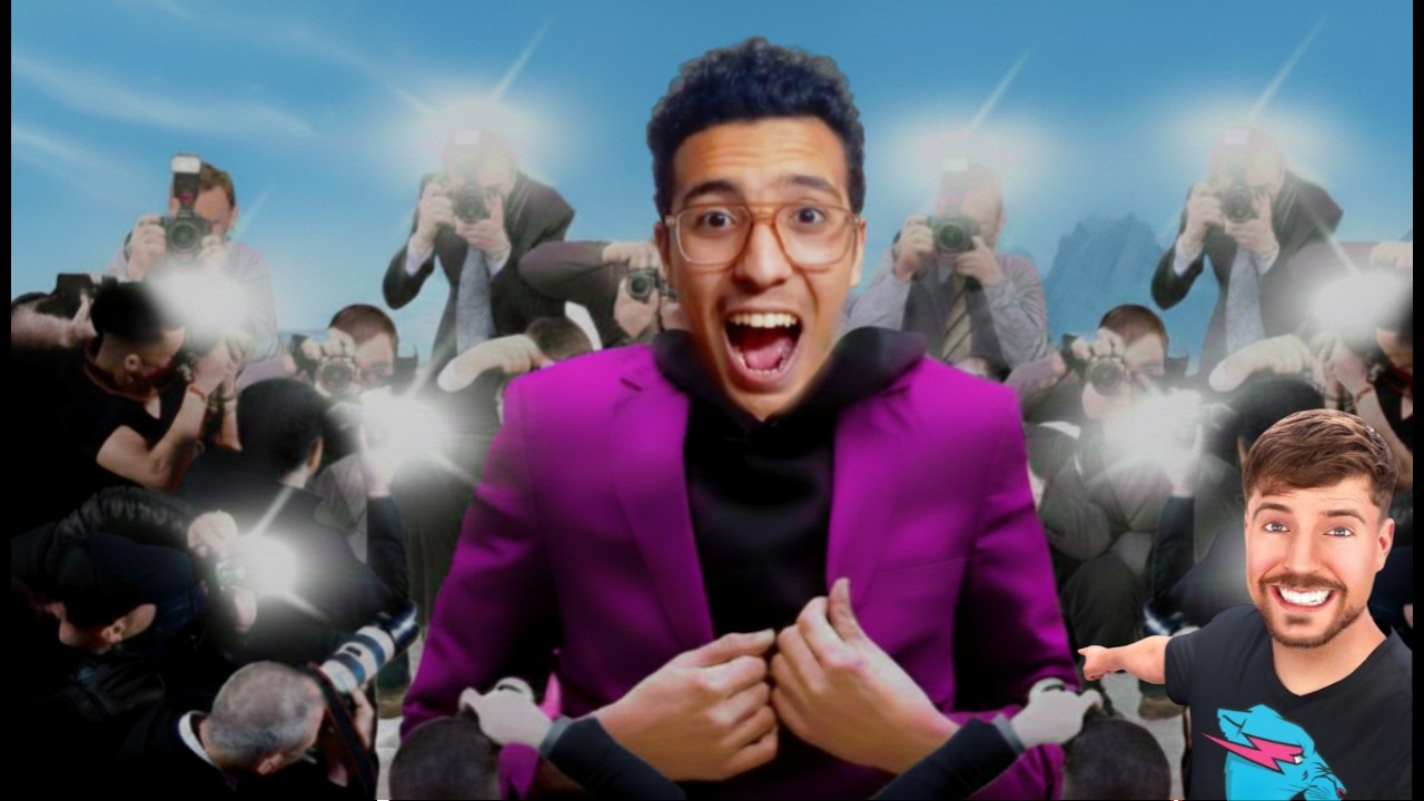 قضيت يوم كامل مشهور(صورت كليب مع محمد رمضان) !!🔥😱