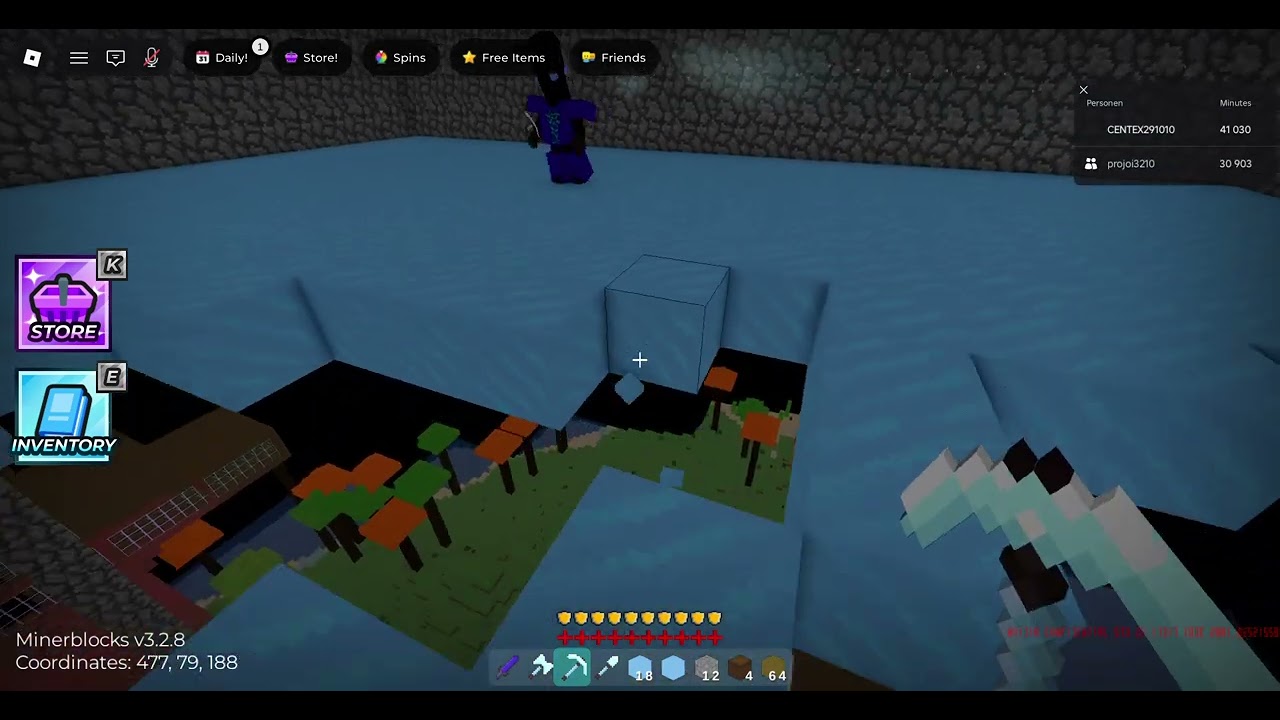 Minerblocks Spleef