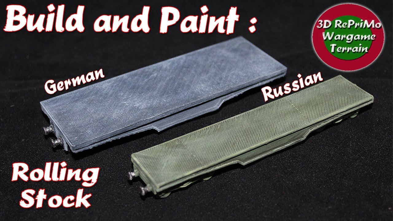Tutorial: Bemalung Anh&auml;nger f&uuml;r Z&uuml;ge 1/72 /Painting Guide/How to paint rolling stock/WW2 /Modellbahn