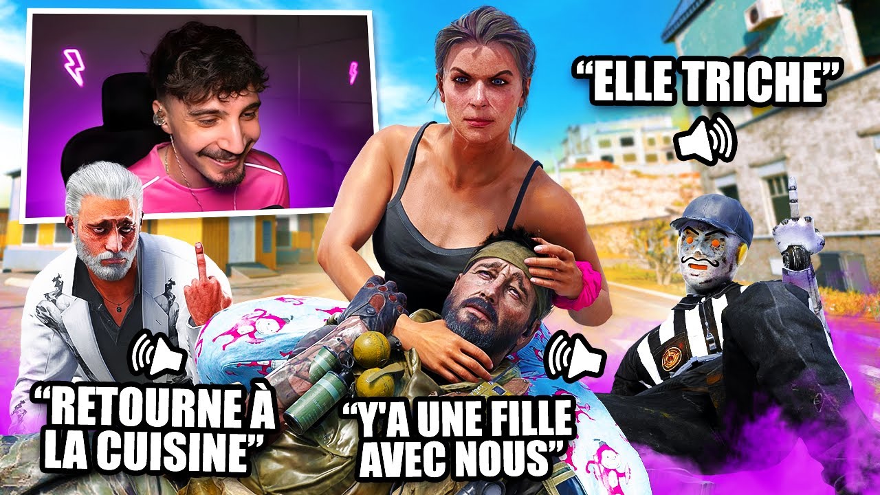 3 FRANÇAIS PENSENT QUE JE SUIS UNE FILLE SUR WARZONE 🤣