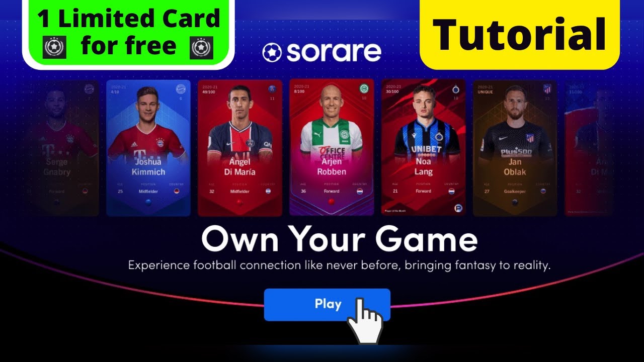 Sorare Tutorial for Beginners ✅ How to get started on Sorare [Step-by-Step]