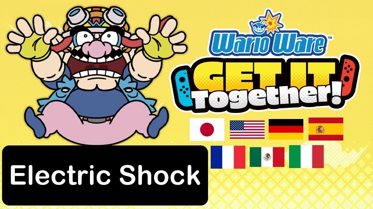 WarioWare Get It Together! All characters electric shock