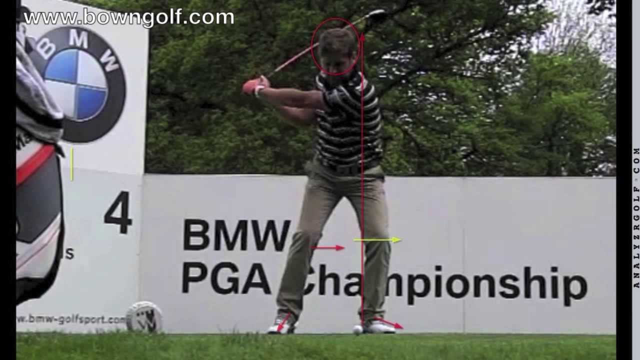 Improve your golf, watch Robert Rock golf swing in slow motion.