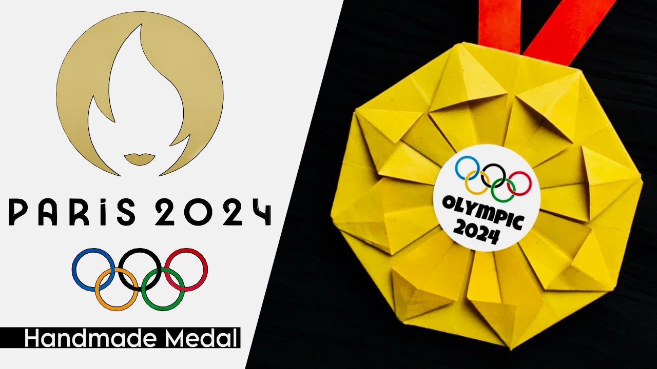 DIY Olympic Gold Medal Made of Paper - EASY Step-by-Step Tutorial / origami Olympic Gold Medal