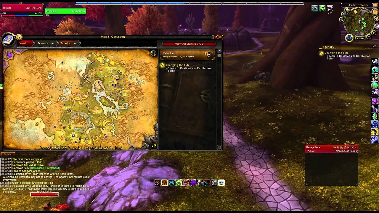 Changing the Tide WoW Quest In the Shadows of Auchindoun