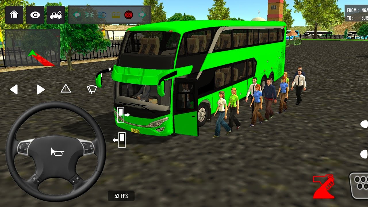 euro coach bus simulator 💥🚌 || new coach bus simulator part-36 Android gameplay