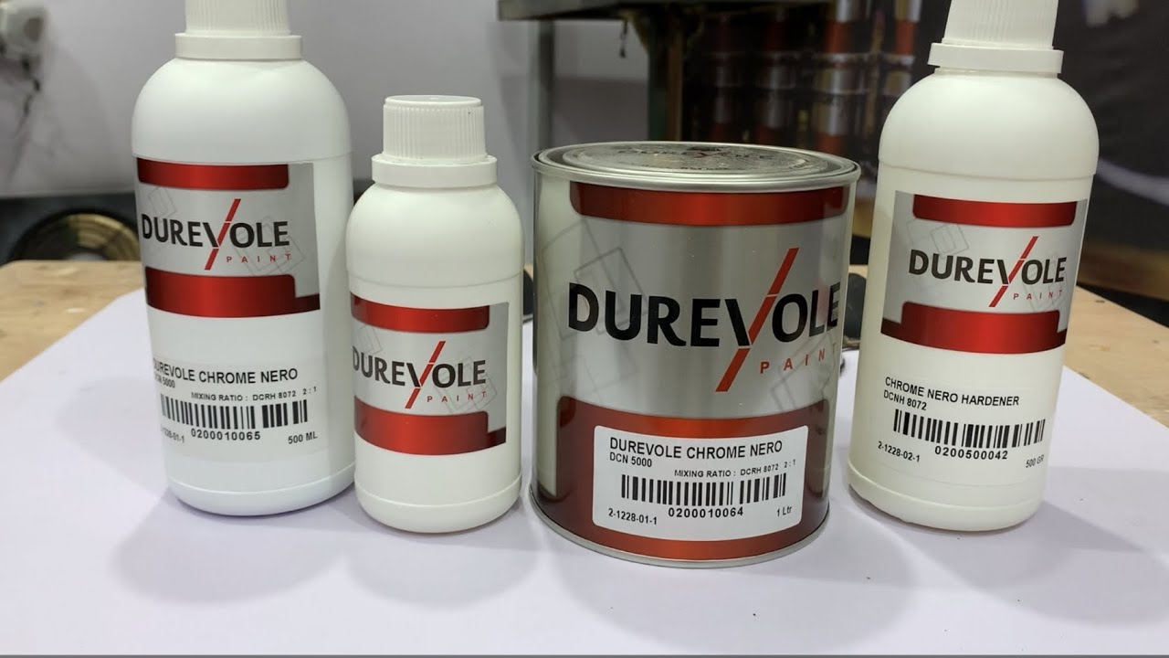 AKHIRNYA BASECOAT HYDROCHROME HADIR..!!! DUREVOLE CHROME NERO (DCN 5000) PART 1