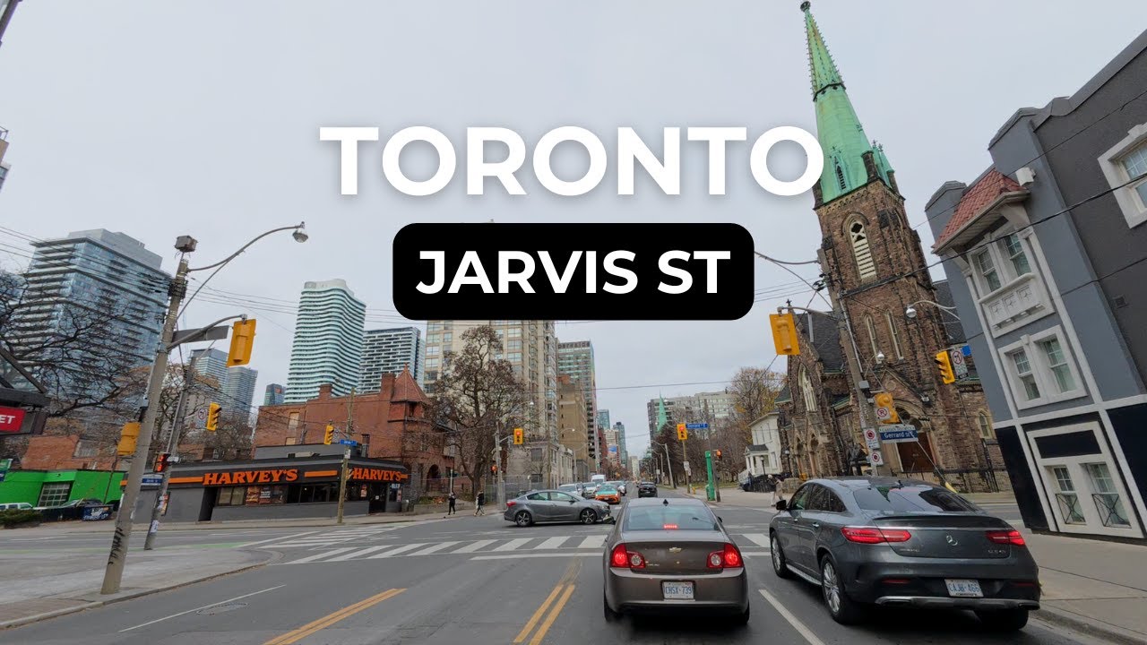 Toronto Downtown Driving Tour | Jarvis Street 2025