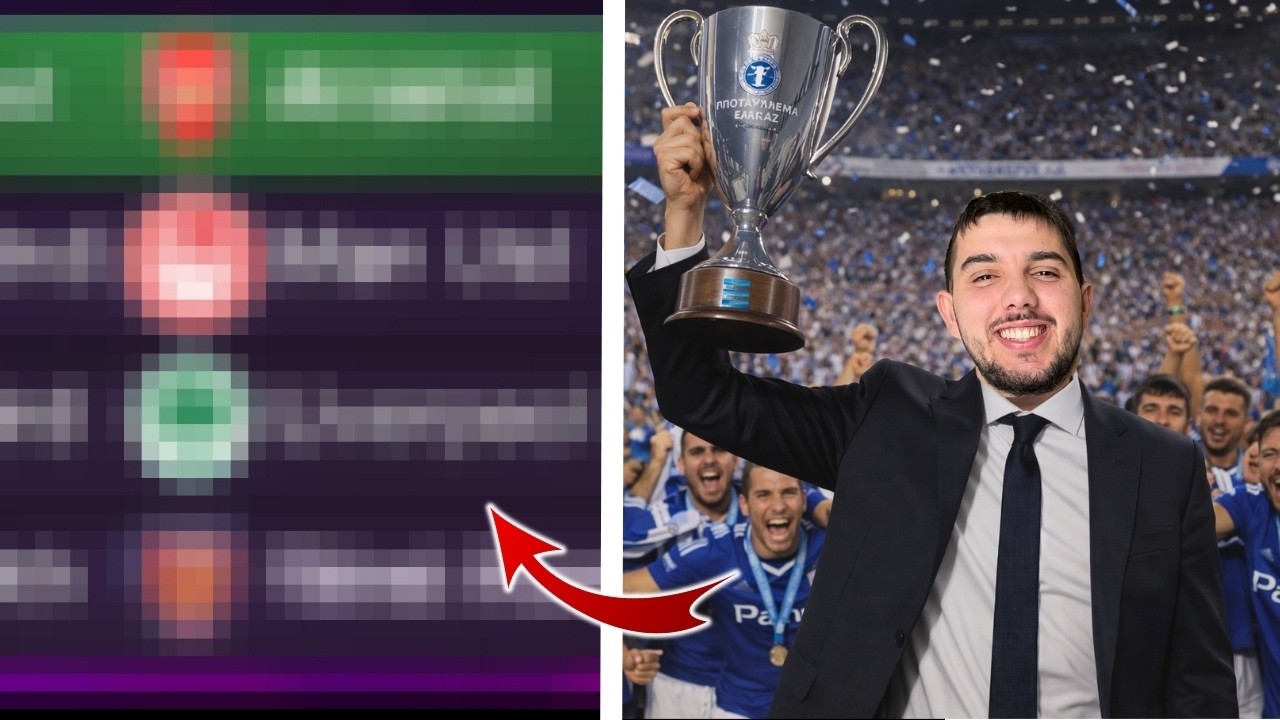Το Football Manager 26 ΠΡΟΒΛΕΠΕΙ τον ΝΙΚΗΤΗ της SUPER LEAGUE