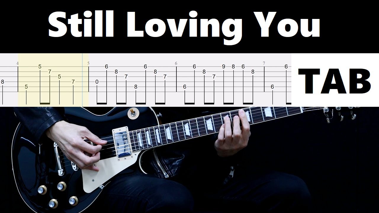 Scorpions - Still Loving You / guitar cover tab tutorial