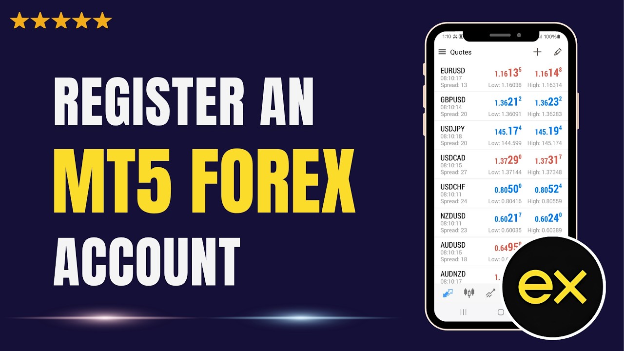 How to Register an MT5 Forex Account (Simple and Fast Sign Up Guide) [0005ĐT]