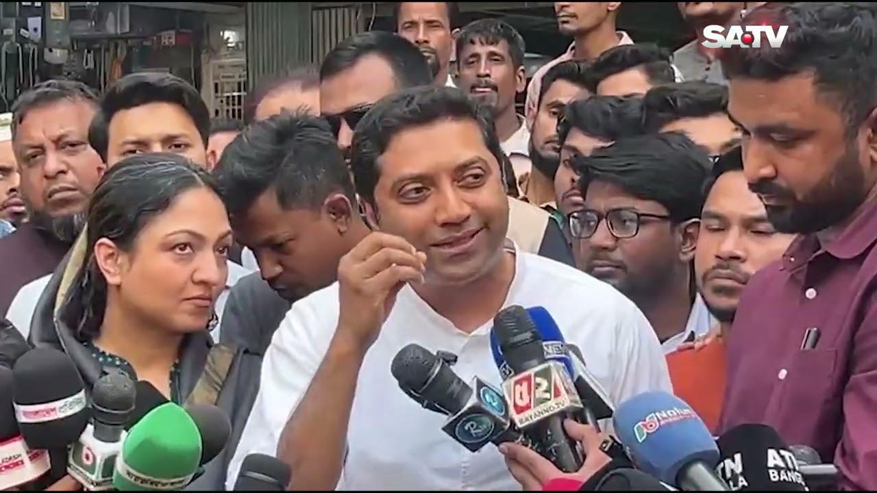 জুলাই যো-দ্ধা-দের সাথে মতবিনিময় শেষে সাংবাদিকদের সাথে কথা বলছেন ববি হাজ্জাজ | SATV