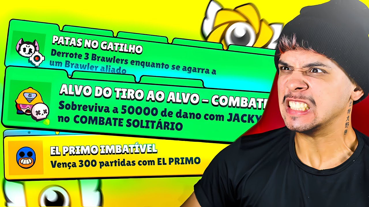 COMPLETANDO AS MISSÕES MAIS IMPOSSÍVEIS do BRAWL 🤣 Ft. @iguigu @GaebeBS