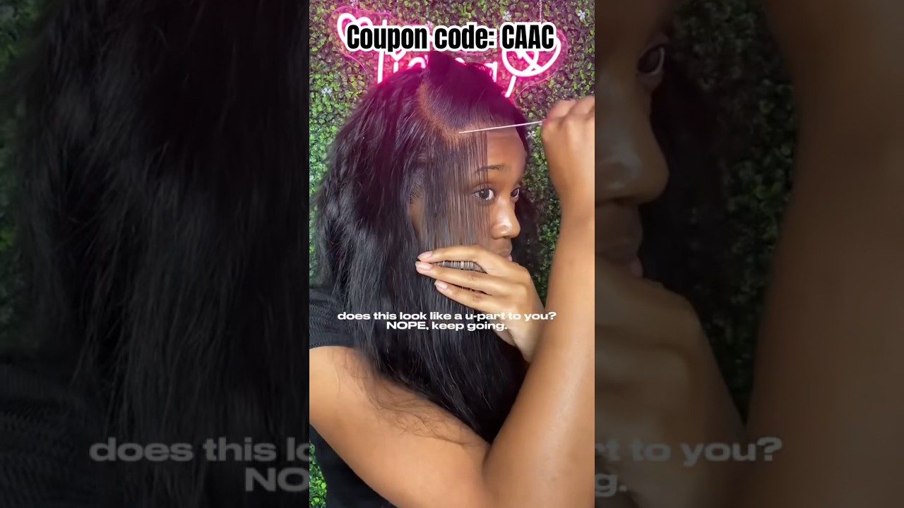 How To Create Perfect Side Part Edges🤩Catalina C Part Hairline Sleek Tutorial Ft.#ulahair #viral