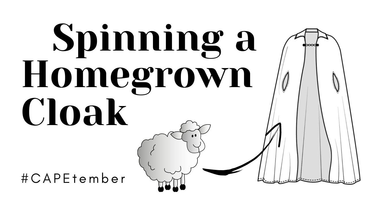 Spinning!  Can I make a cloak from raw wool in a month for #CAPEtember? (1 of 3)