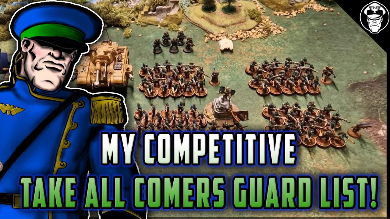 My Competitive Take all Comers Guard Army! | Tournament Before Action Report | Warhammer 40,000