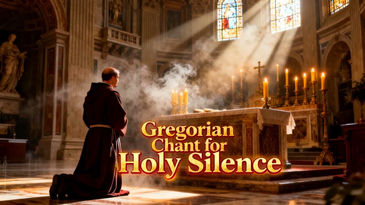 Gregorian Chant for Healing Sleep and Sacred Divine Peace | Benedictine Ambience and Holy Reflection