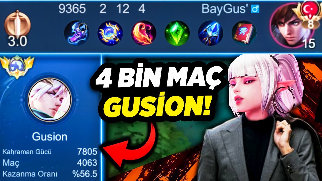4 BİN MA&Ccedil;LI GUS MAİN GLOBALİ DELİRTTİM! NEFES ALDIRTMADIM!