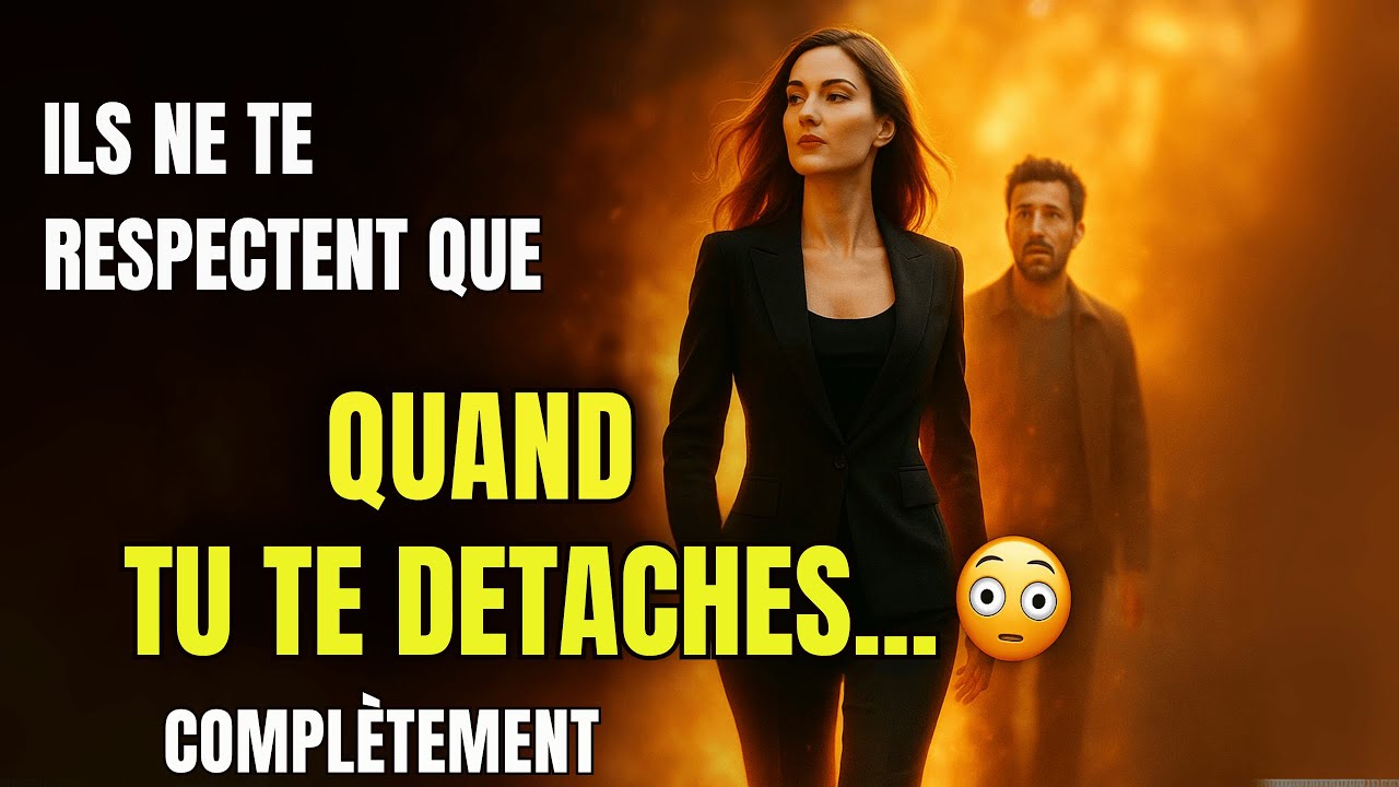 Ils ne te respectent que lorsque tu te détaches complètement.