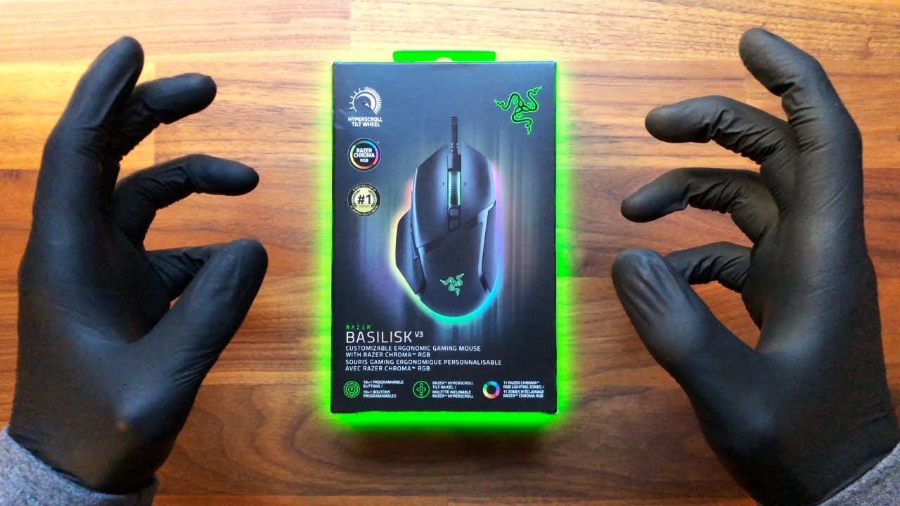 Razer Basilisk V3 Unboxing - ASMR