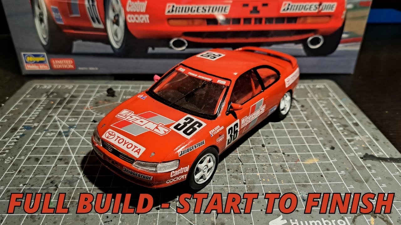Building the Tom's Toyota Corolla Levin AE101: 1/24 Scale Model Kit from Hasegawa