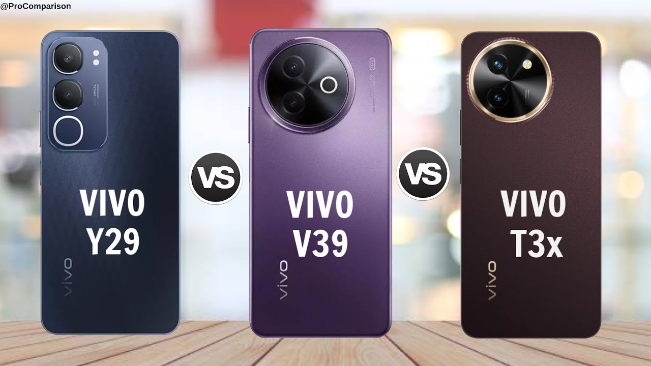 VIVO Y29 5g vs VIVO Y39 5g vs VIVO T3x 5g || Full Comparison