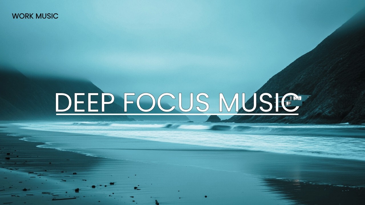 Focus music for Deep Work ❄️ Mountain Ambient & Ocean Waves