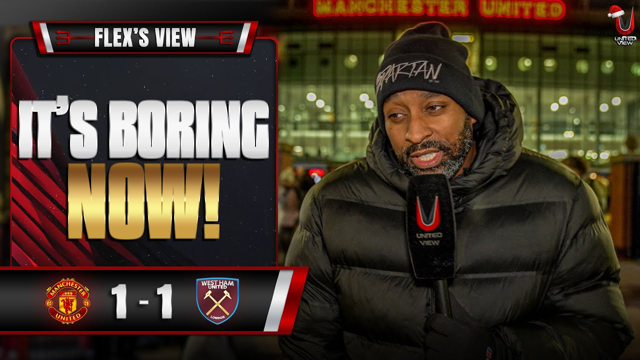 BOTTLED IT AGAIN! | Man United 1-1 West Ham | Flex's View