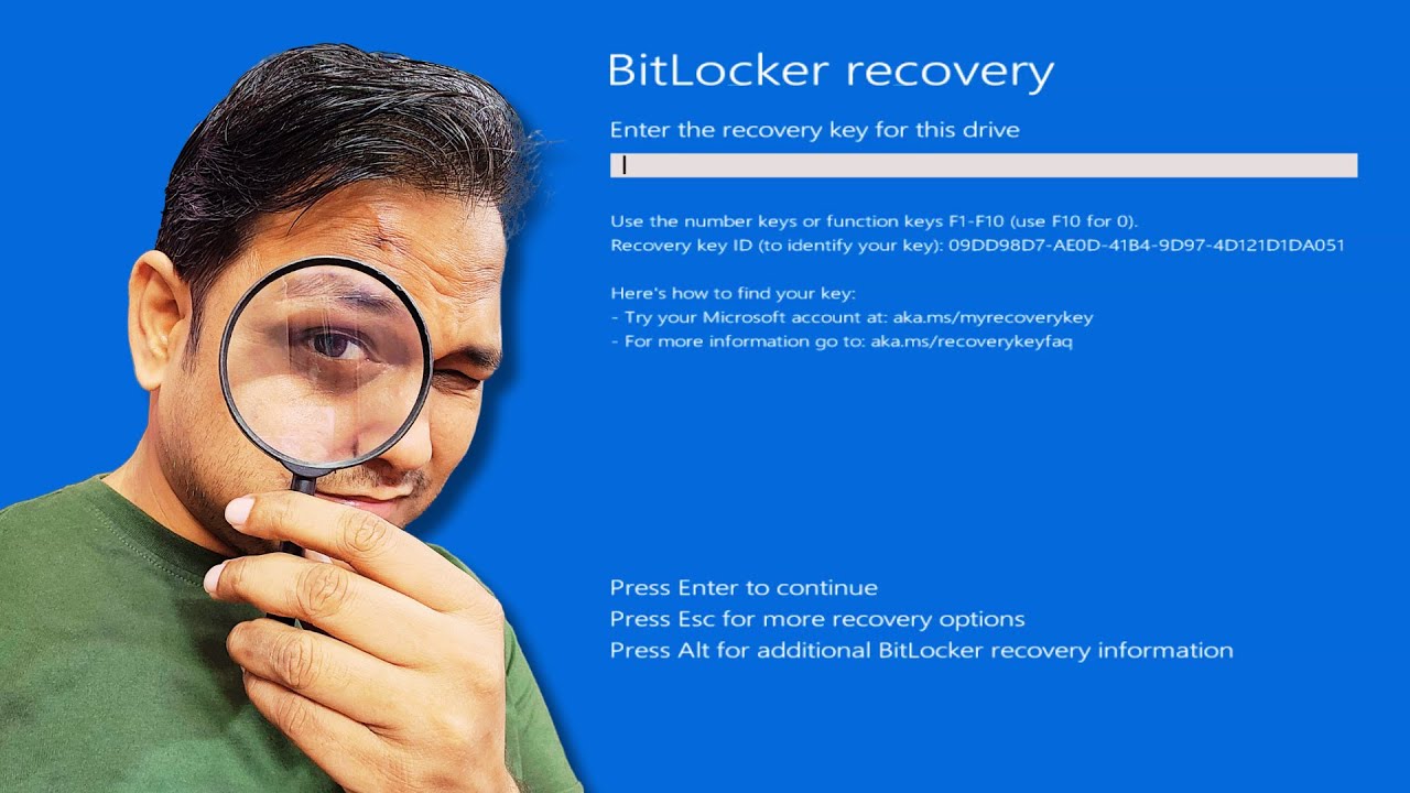 How to find BitLocker recovery Key 🔐