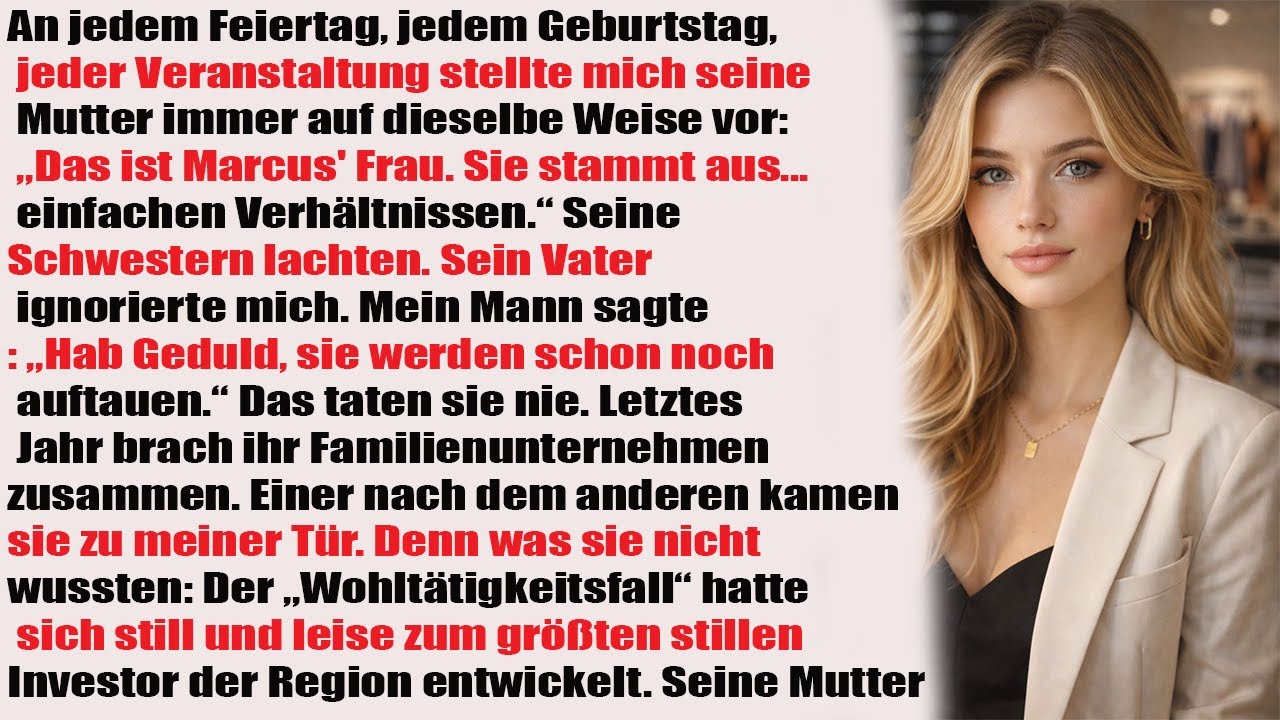 15 Jahre nannten sie mich den „Sozialfall“ – bis sie selbst Hilfe brauchten
