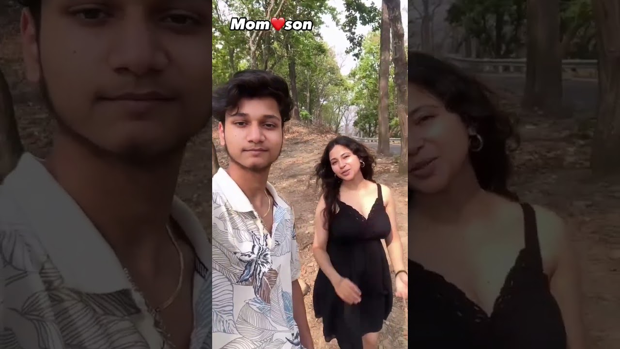 Mom and son Rachna Santoor mom