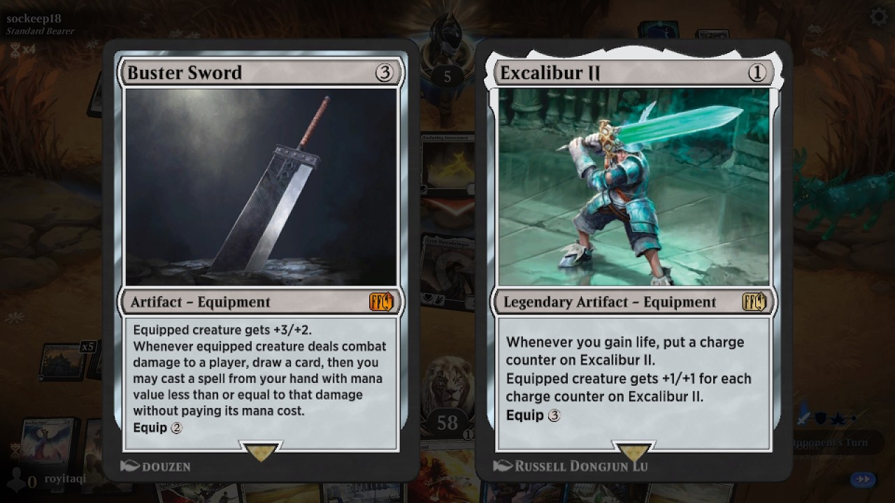 These Equipments are Crazy (ft. Buster Sword, Excalibur II, Aurelia's Vindicator) - MTG Gameplay