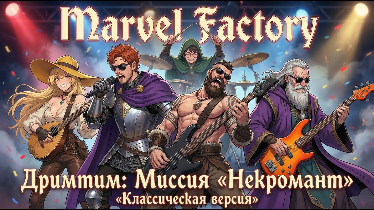 Marvel Factory - Дримтим: Миссия &laquo;Некромант&raquo; (Классическая версия, рок, скрипка, power metal, DnD)