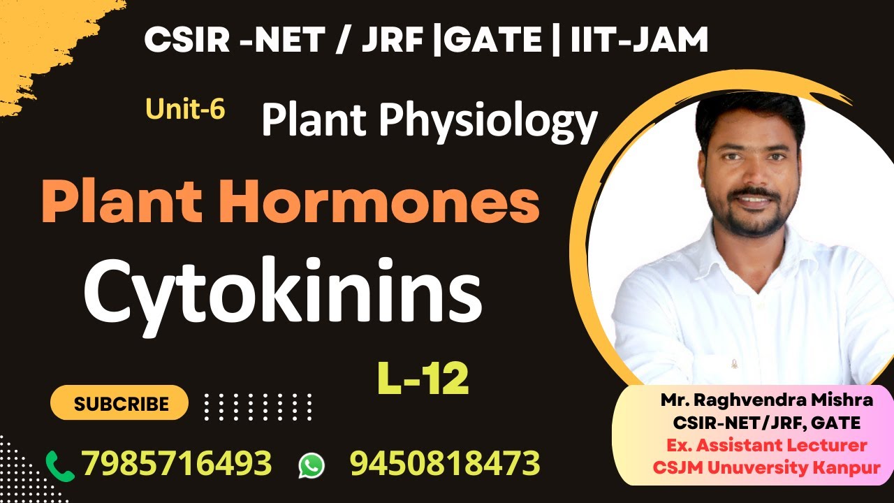 Cytokinin's | Biosynthesis & Signaling | Plant Hormones | Plant Physiology #genesis_institute