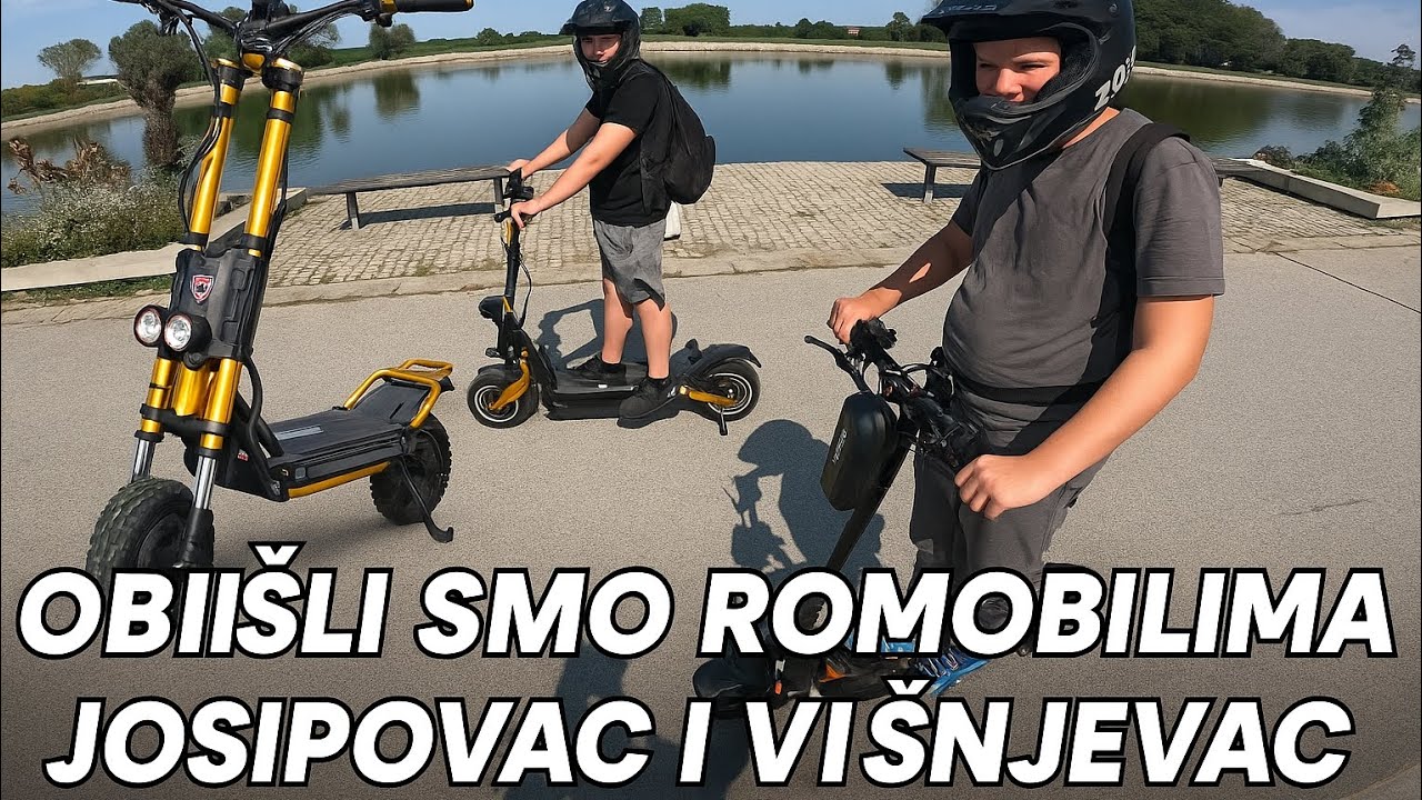 OBIŠLI ROMOBILIMA JOSIPOVAC I VIŠNJEVAC - Egoni s66 + Kaabo king gtr + kukirin G2 master 
