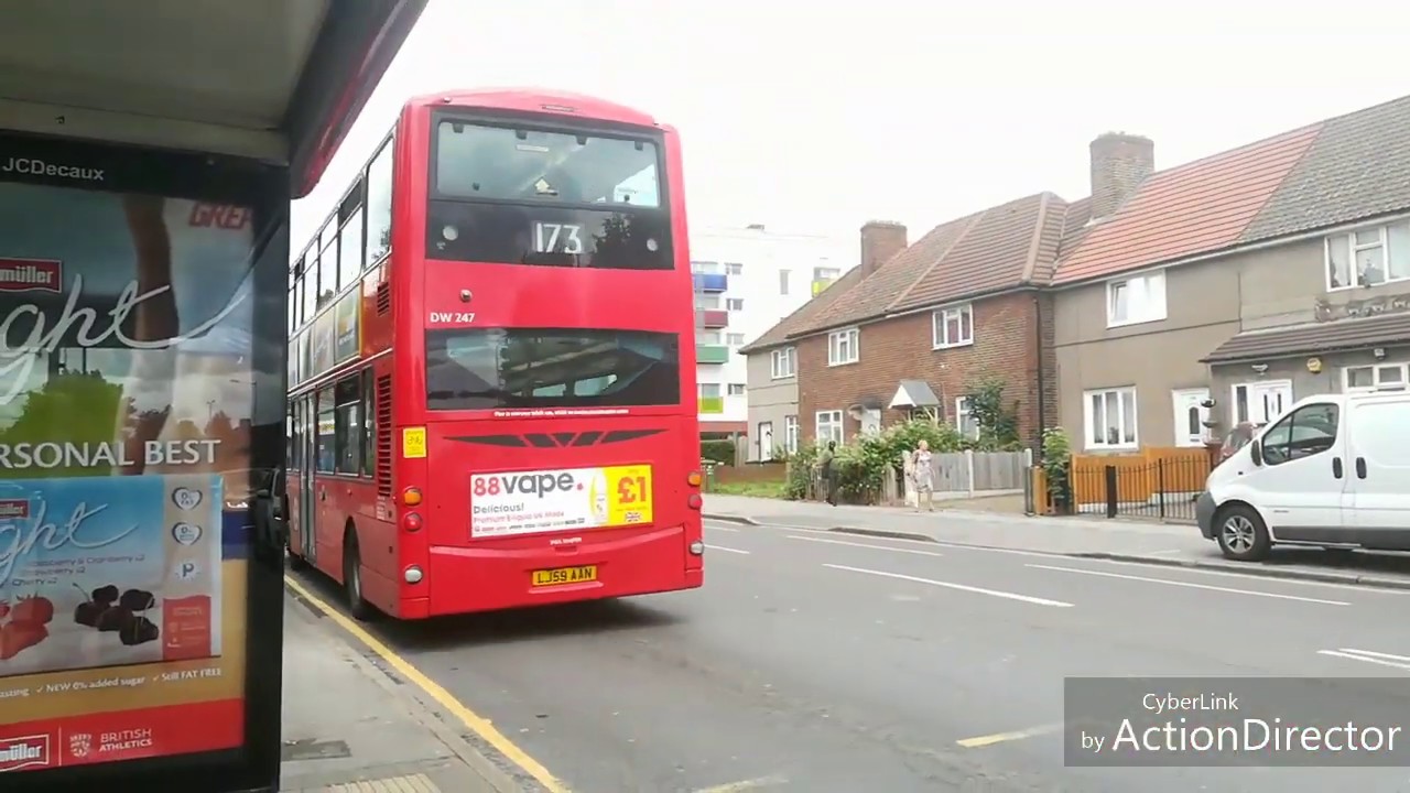 (HELLFIRE FULL KICKDOWN) + (VDL BEAST) arriva London 173 to King George hospital DW247 LJ59 AAN