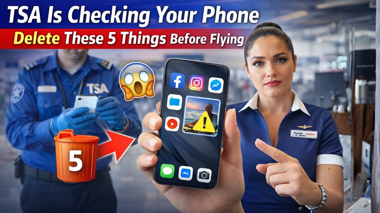 TSA Is Checking Your Phone Delete These 5 Things Before Flying