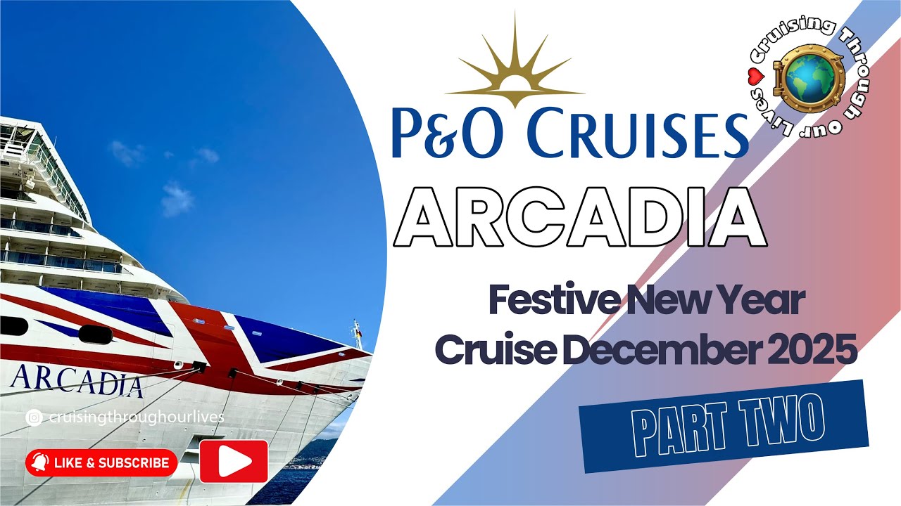 P&O Arcadia Festive New Years Cruise - Amsterdam and two New Years in one night