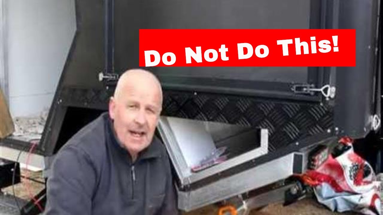 A Near Disaster!   DIY Off Road Camping Expedition Overland Trailer-