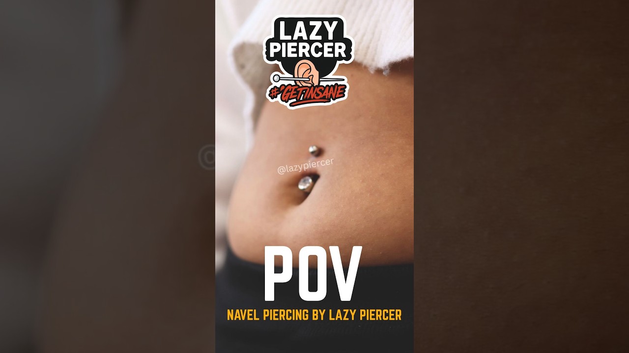 Professional Navel Piercing POV | Step-by-Step Hygiene, Technique & Precision by Lazy Piercer