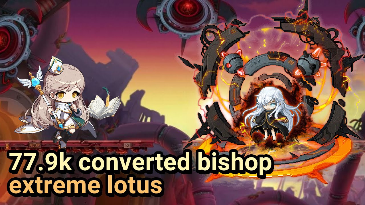 [Kronos] MapleStory Bishop 77.9k HEXA Converted Min Cut Extreme Lotus (30:00) [Practice Mode]