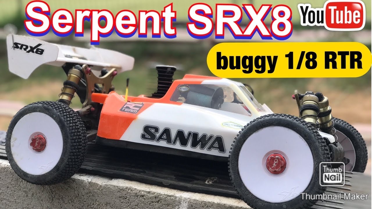 🔥 SERPENT SRX8 BUGGY TT 1/8 RTR 4WD NITRO - Ref 600023 🔥