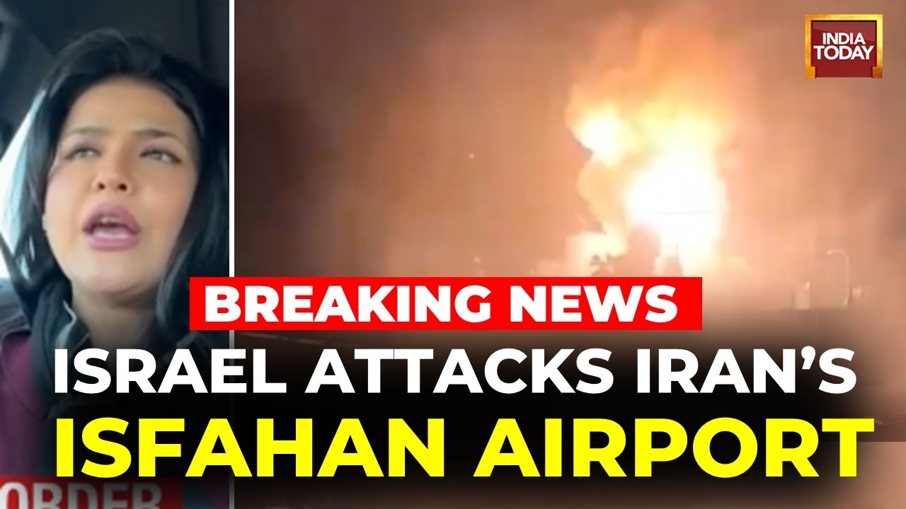 Israel strikes Isfahan airport, Netanyahu warns Iran; Kuwait high-rise ablaze | Israel-Iran War